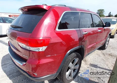 2014 Jeep Grand Cherokee Limited z USA, uszkodzony, nr VIN 1C4RJFBG2EC385326